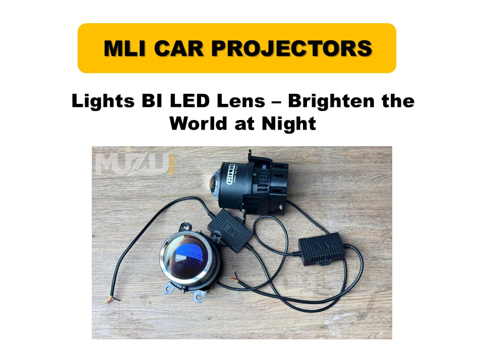 MLI BI-LED Projector Headlights for Honda, Toyota & Suzuki Cars