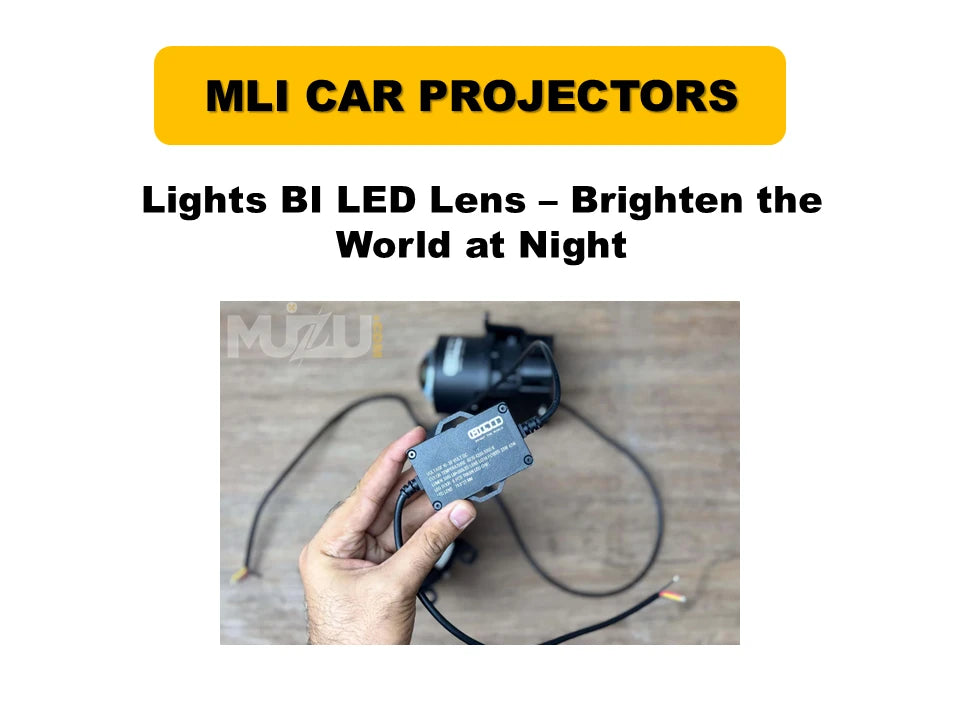 MLI BI-LED Projector Headlights for Honda, Toyota & Suzuki Cars