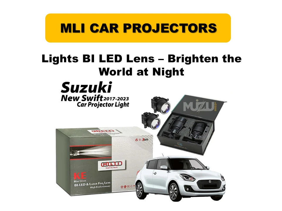 MLI BI-LED Projector Headlights for Suzuki Swift 2017–2025