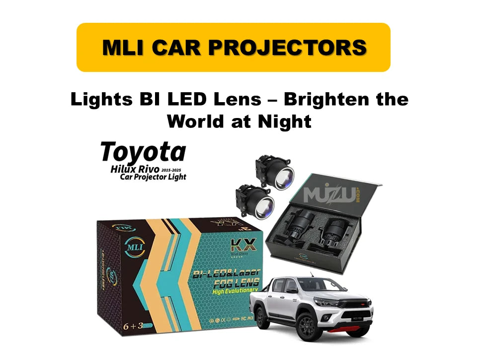 MLI BI-LED Projector Headlights for Toyota Hilux Revo 2015–2025