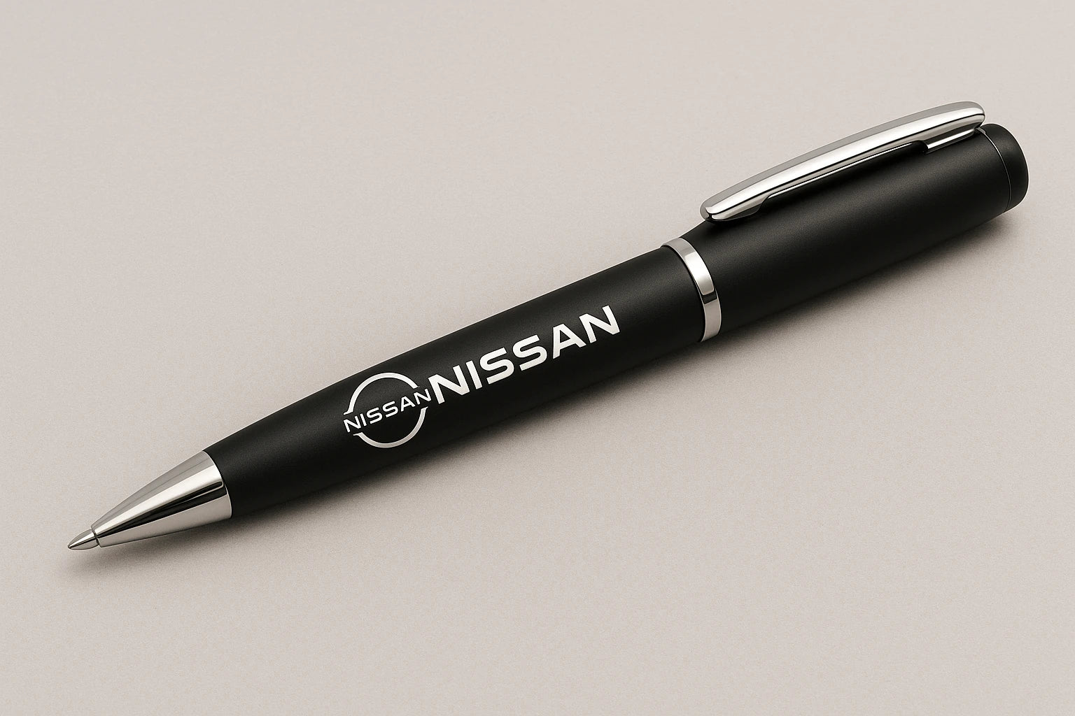 Nissan Logo Pen – Sleek Black Ballpoint Pen for Everyday and Promotional Use