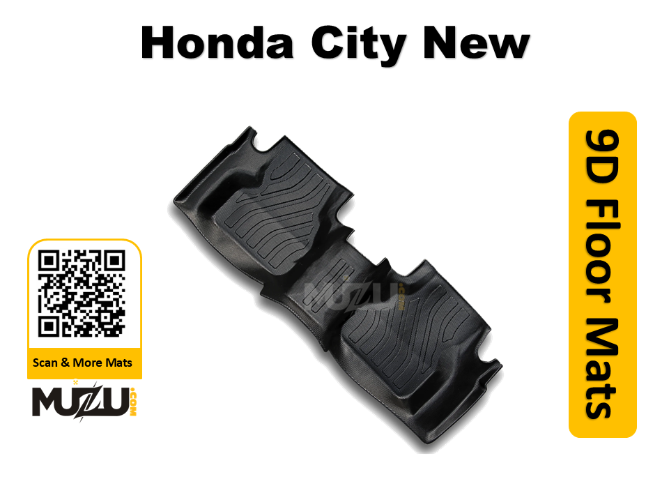 Plastic 9D Car Mats – Honda City New Luxury (2021–2025)