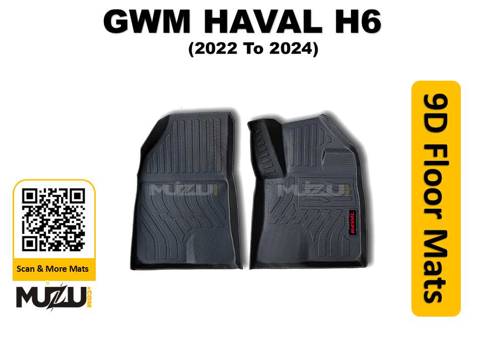 Plastic 9D Car Mats Series – GWM Haval H6 (2022–2024) Premium SUV Mats