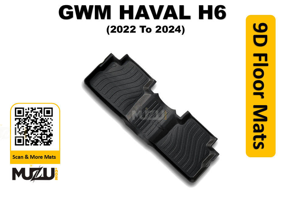 Plastic 9D Car Mats Series – GWM Haval H6 (2022–2024) Premium SUV Mats