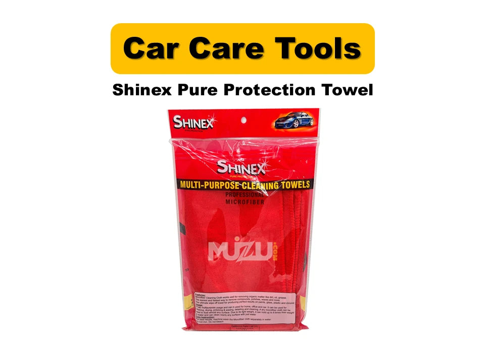 Shinex Pure Protection Towel – Premium Microfiber Car Cleaning Cloth (Genuine Quality)