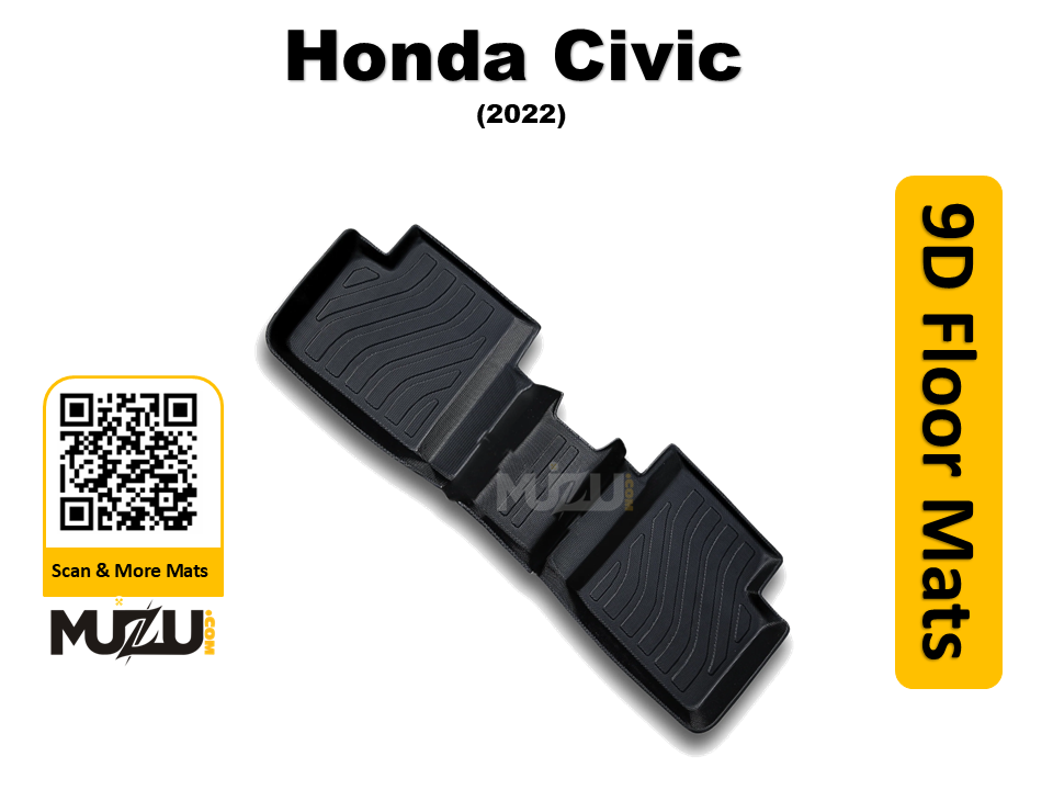 Plastic 9D Car Mats Series – Honda Civic 2022 Premium Custom Fit