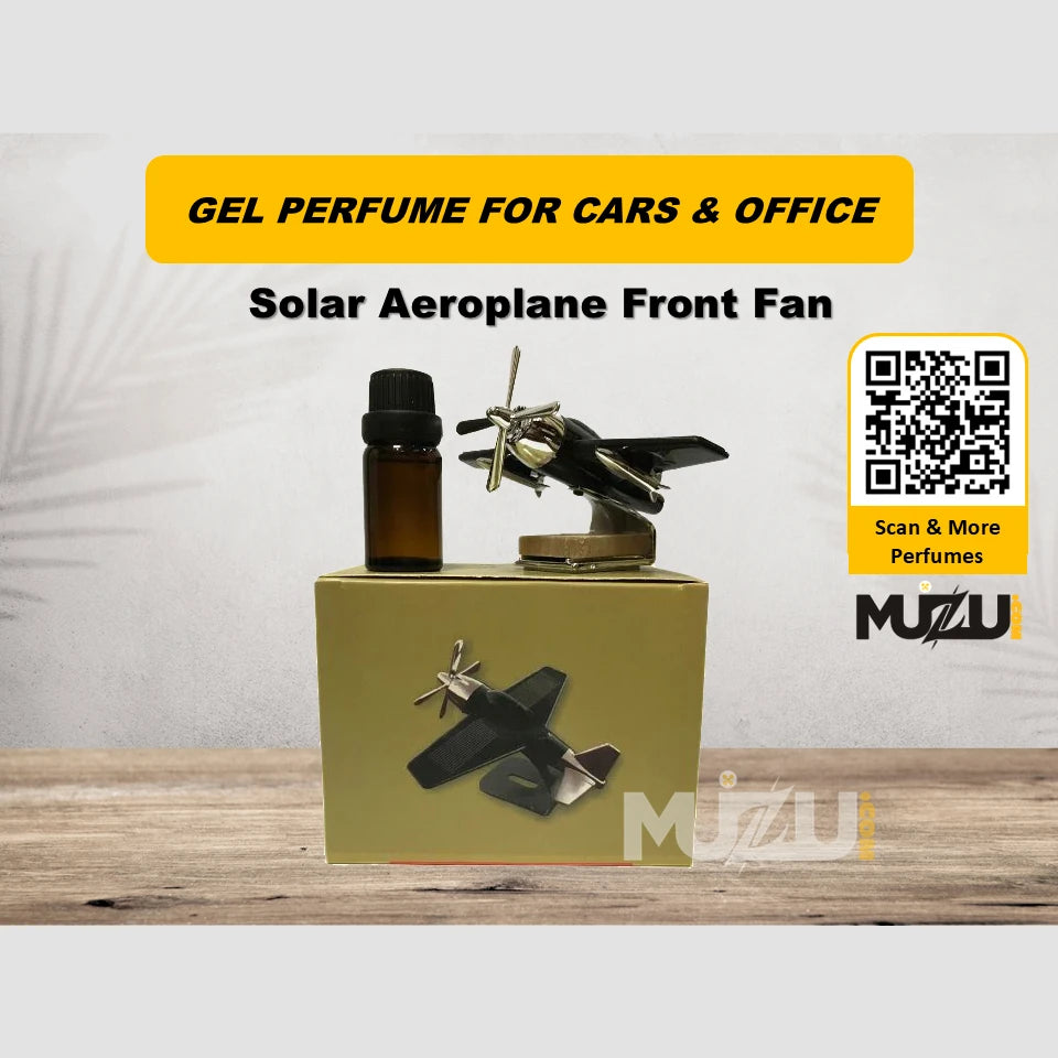 Solar Aeroplane Front Fan for Cars