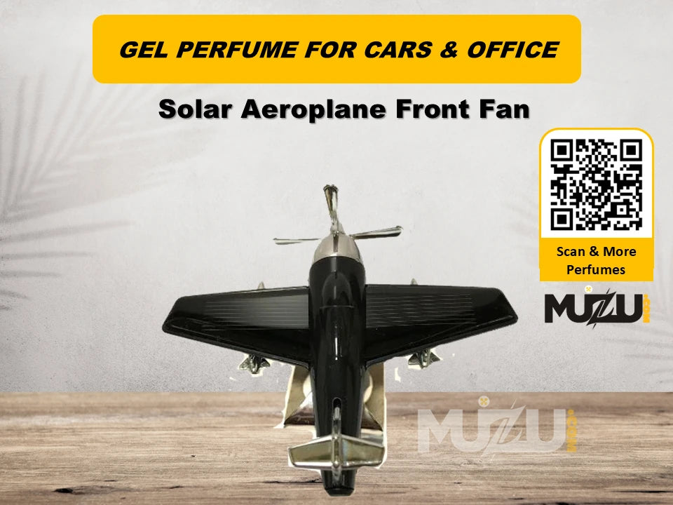 Solar Aeroplane Front Fan for Cars