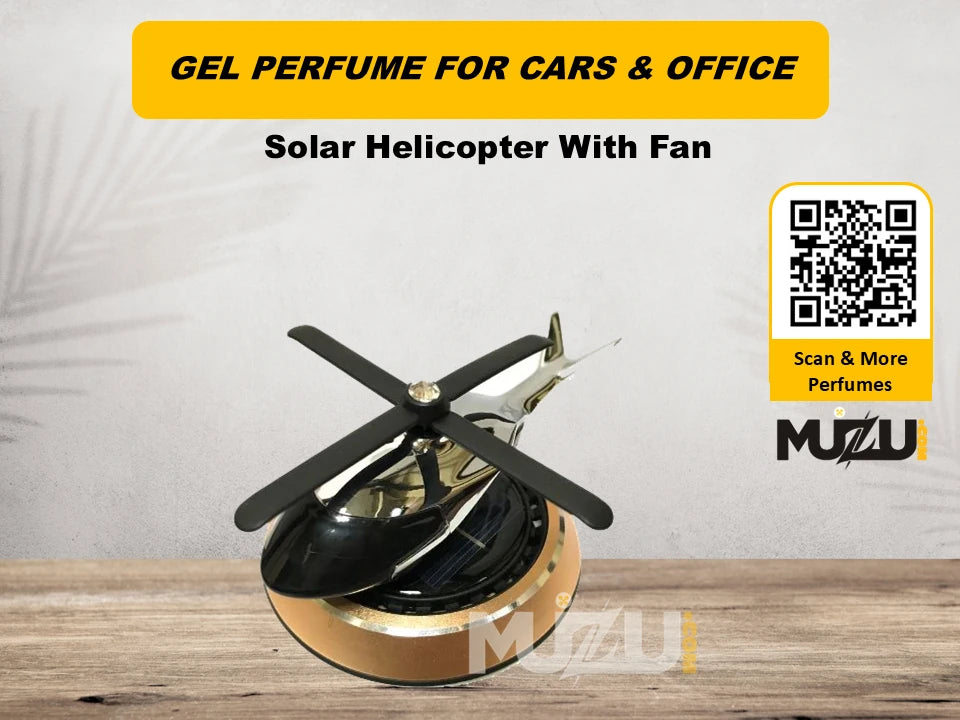 Solar Helicopter Fan for Cars