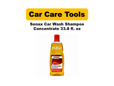 Sonax Car Wash Shampoo Concentrate 33.8 fl oz | High-Foam & Paint-Safe Clean