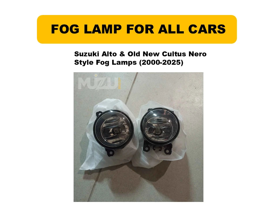 Suzuki Alto & Cultus Nero Style Fog Lights (2000-2025) – Premium Lamps