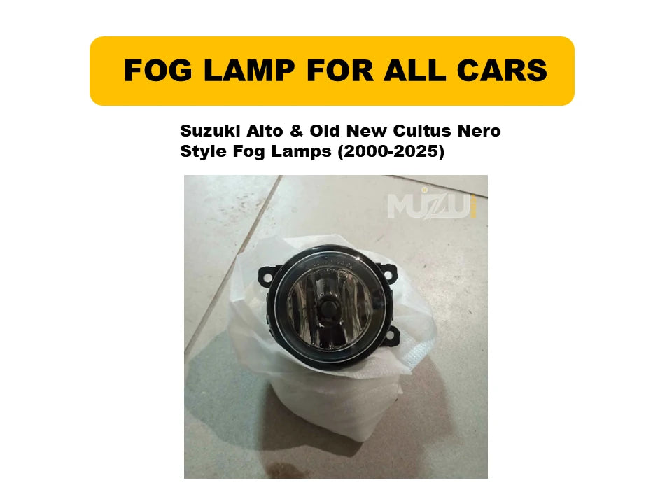 Suzuki Alto & Cultus Nero Style Fog Lights (2000-2025) – Premium Lamps