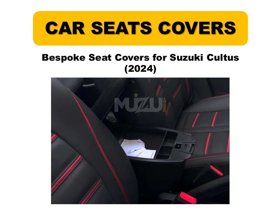 Suzuki Cultus 2024 Bespoke Seat Covers – Premium Fit, Protection & Style