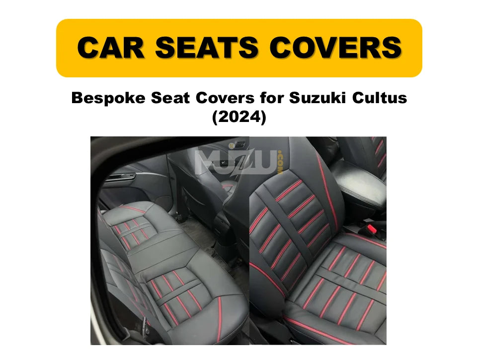 Suzuki Cultus 2024 Bespoke Seat Covers – Premium Fit, Protection & Style