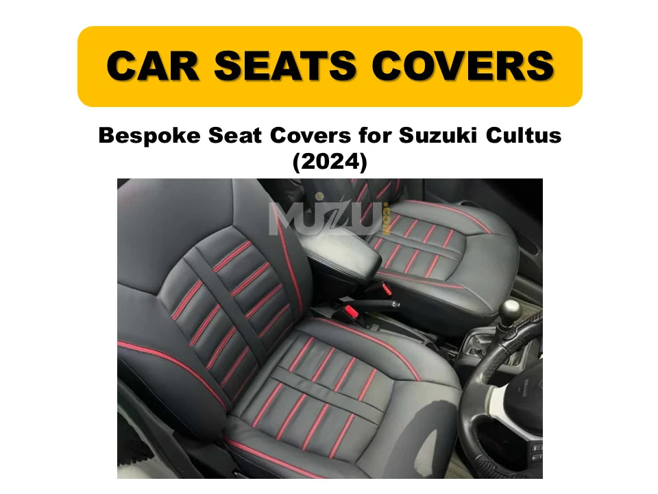 Suzuki Cultus 2024 Bespoke Seat Covers – Premium Fit, Protection & Style