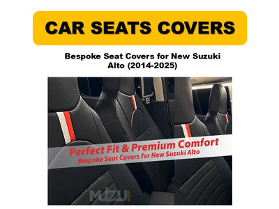 Suzuki Alto 2014–2025 Bespoke Seat Covers – Perfect Fit & Premium Comfort