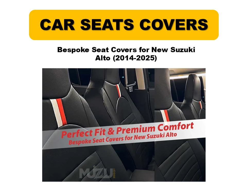 Suzuki Alto 2014–2025 Bespoke Seat Covers – Perfect Fit & Premium Comfort
