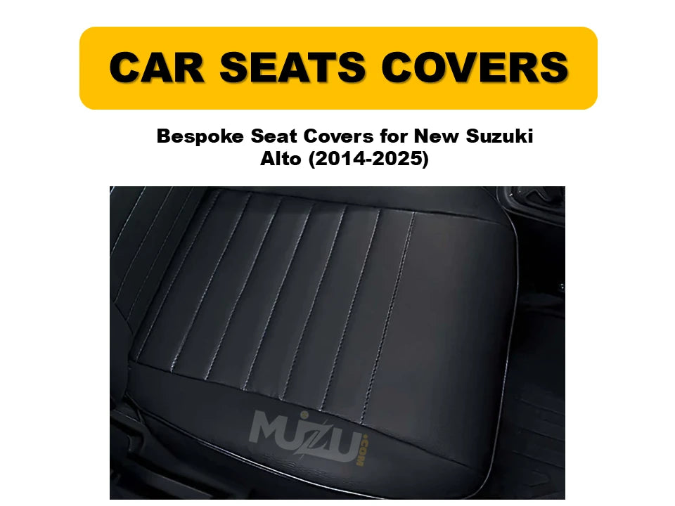 Suzuki Alto 2014–2025 Bespoke Seat Covers – Perfect Fit & Premium Comfort