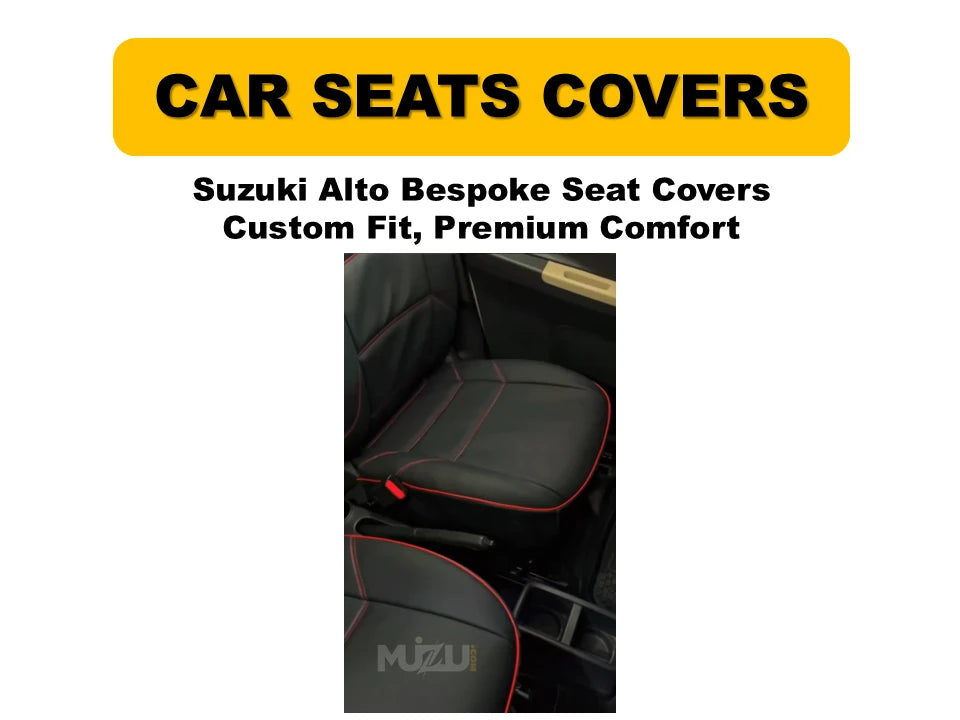 Suzuki Alto Bespoke Seat Covers – Custom Fit, Premium Comfort & Protection