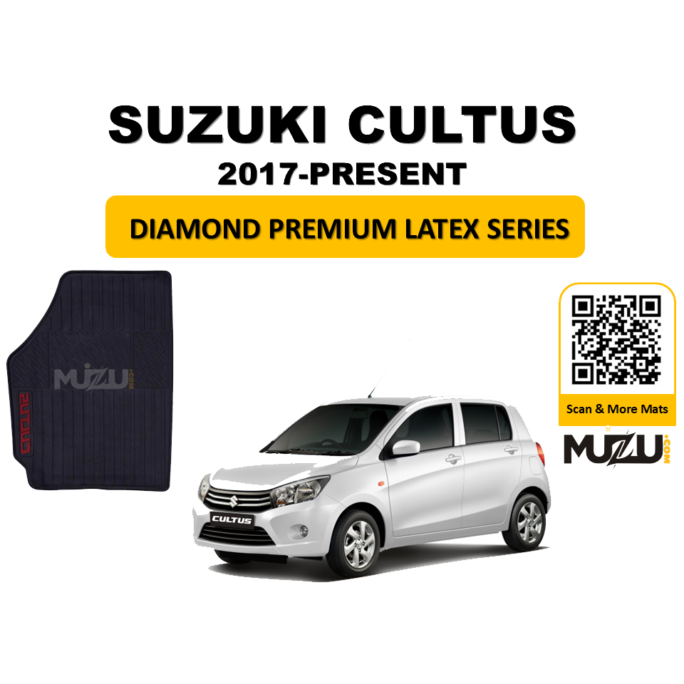 Suzuki Cultus Latex Rubber Car Floor Mats (2017–Present) – All Weather Protection