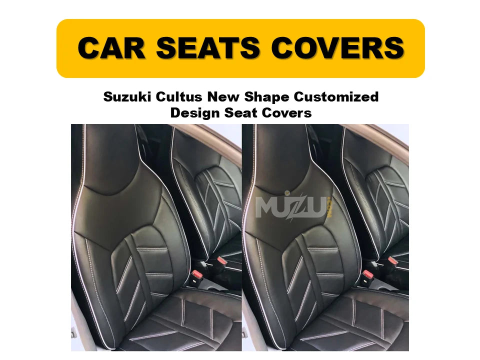 Suzuki Cultus New Shape Customized Seat Covers – Perfect Fit, Protection & Style