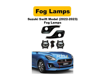 Suzuki Swift 2022–2023 Fog Lamps | Front Bumper Fog Lights Set
