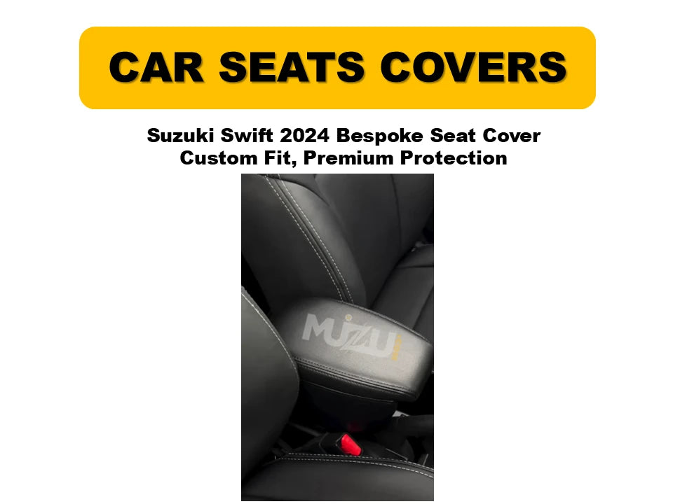 Suzuki Swift 2024 Bespoke Seat Covers – Custom Fit, Premium Comfort & Protection