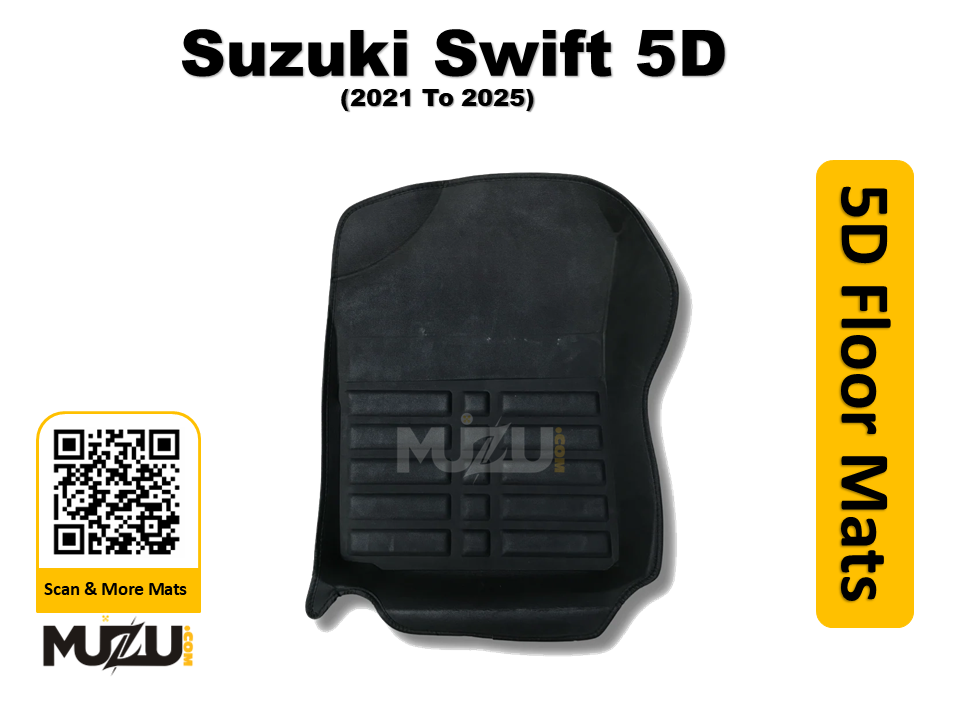 Suzuki Swift 5D Car Floor Mats (2021–2025) – Premium Custom Fit