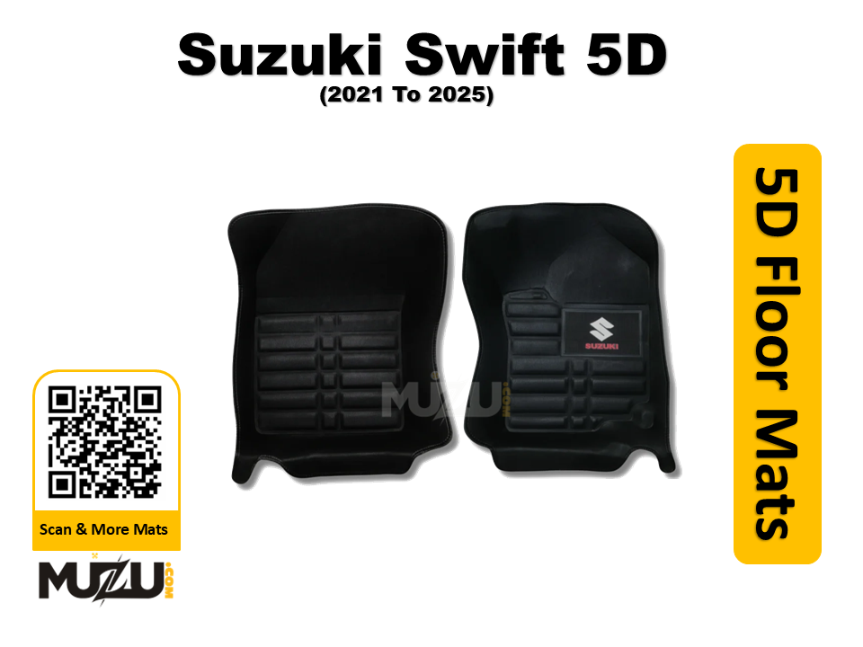 Suzuki Swift 5D Car Floor Mats (2021–2025) – Premium Custom Fit