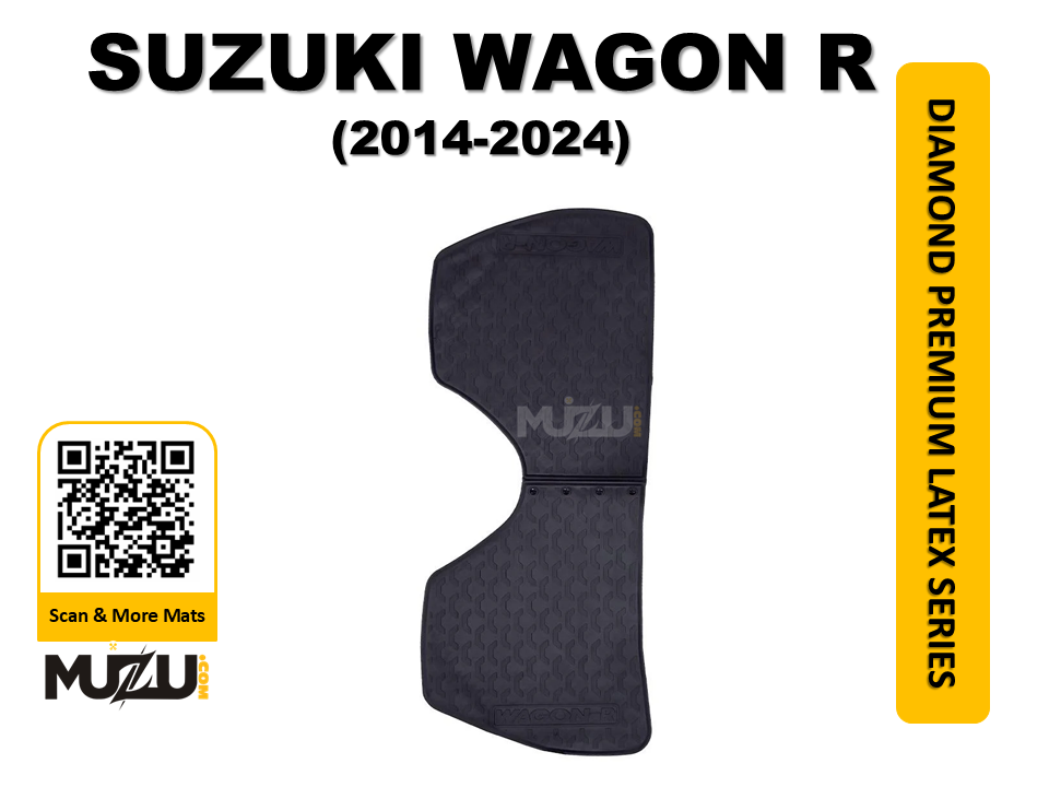 Suzuki Wagon R Rubber Latex Car Floor Mats (2014–2024) – Durable All-Weather Protection