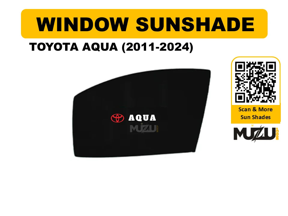 Toyota Aqua (2011–2024) Window Sunshade