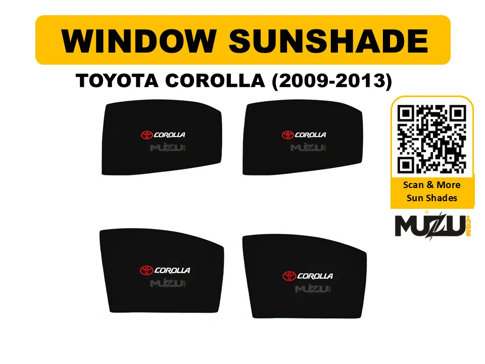 Toyota Corolla 2009–2013 Window Sunshade
