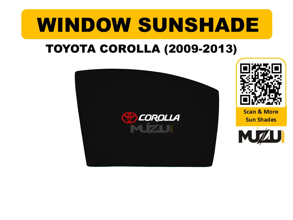 Toyota Corolla 2009–2013 Window Sunshade