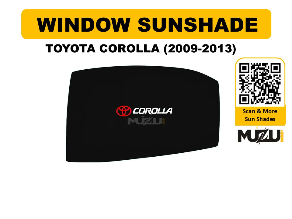 Toyota Corolla 2009–2013 Window Sunshade