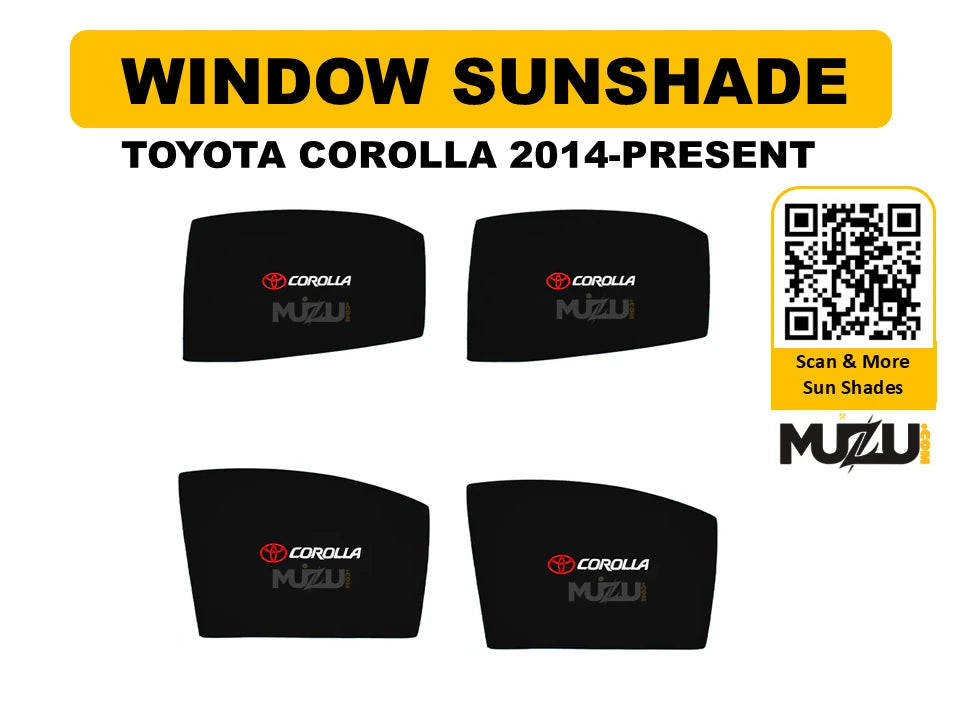 Toyota Corolla 2014–Present Window Sunshade