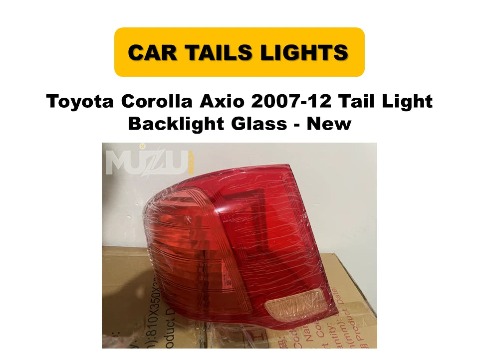 Toyota Corolla Axio 2007-2012 Tail Light Glass – Backlight Replacement (New)
