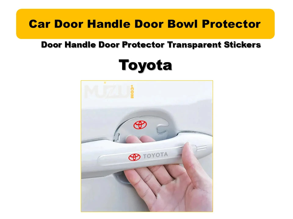Toyota Door Handle Protector – Premium Scratch Guard & Durable Car Accessory