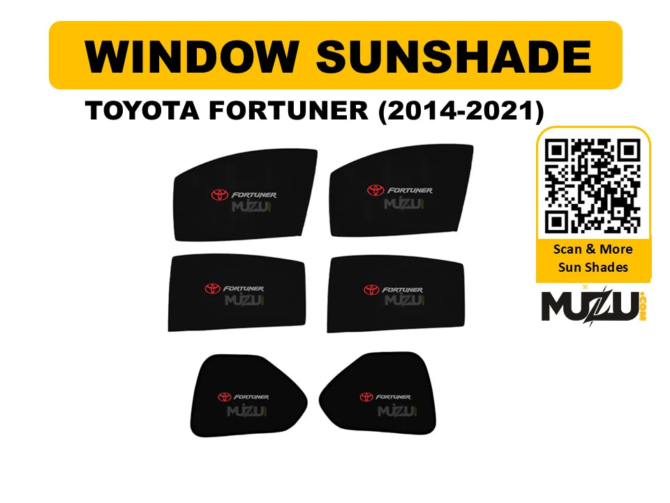Toyota Fortuner (2014–2021) Window Sunshade