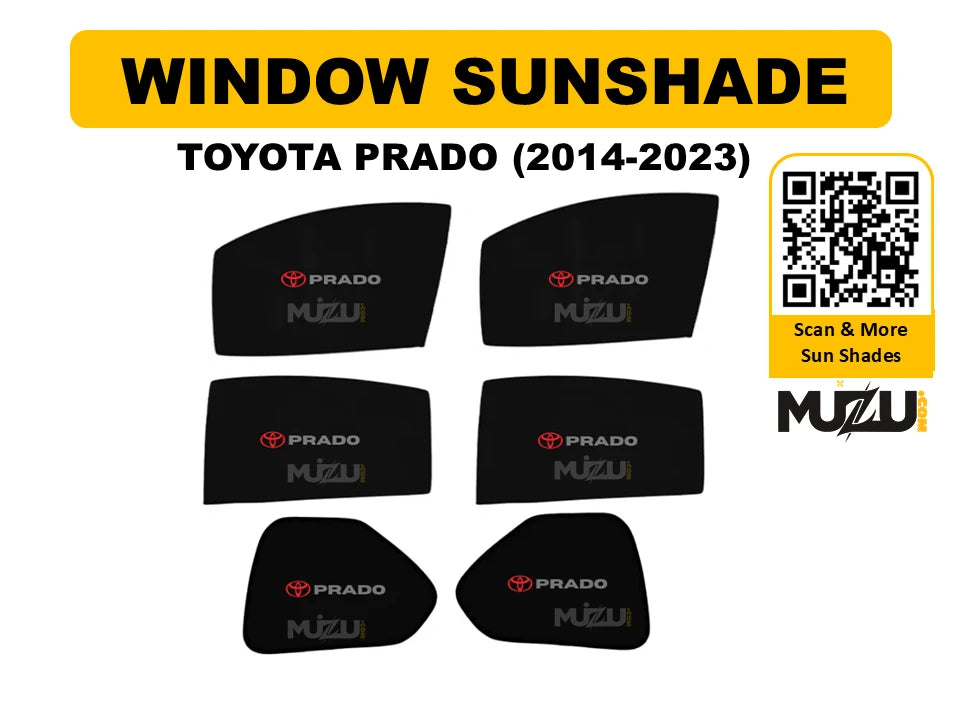 Toyota Prado 2014–2023 Window Sunshade