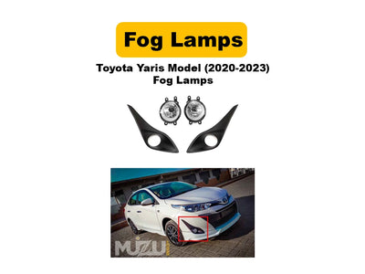 Toyota Yaris 2020–2023 Fog Lamps – OEM Style Front Fog Lights (Pair)| COD Available | Fast Delivery