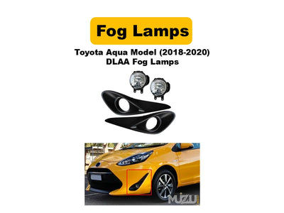 Toyota Aqua 2018–2020 DLAA Fog Lamps – OEM Style Front Fog Lights (Pair)
