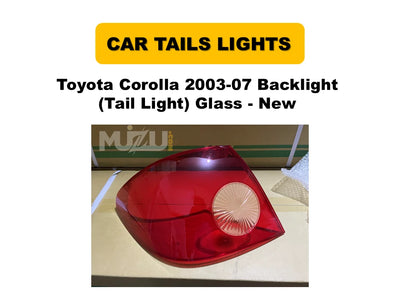Toyota Corolla 2003-2007 Backlight (Tail Light) Glass – Genuine New Replacement