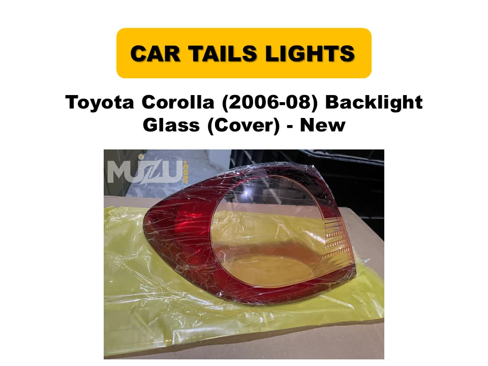 Toyota Corolla 2006-2008 Backlight Glass (Cover) – Genuine New Replacement