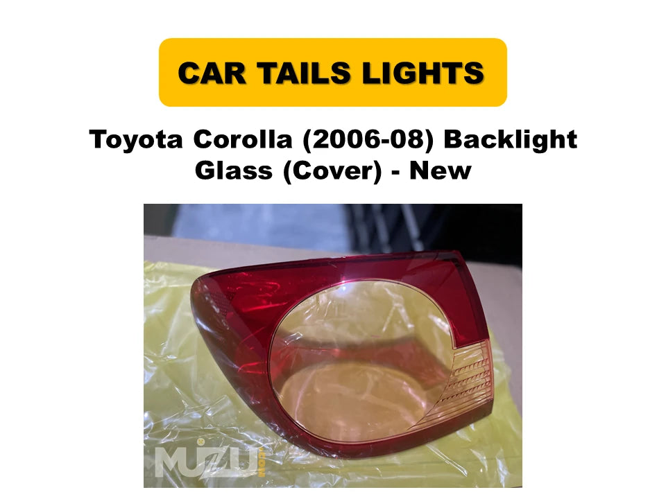 Toyota Corolla 2006-2008 Backlight Glass (Cover) – Genuine New Replacement
