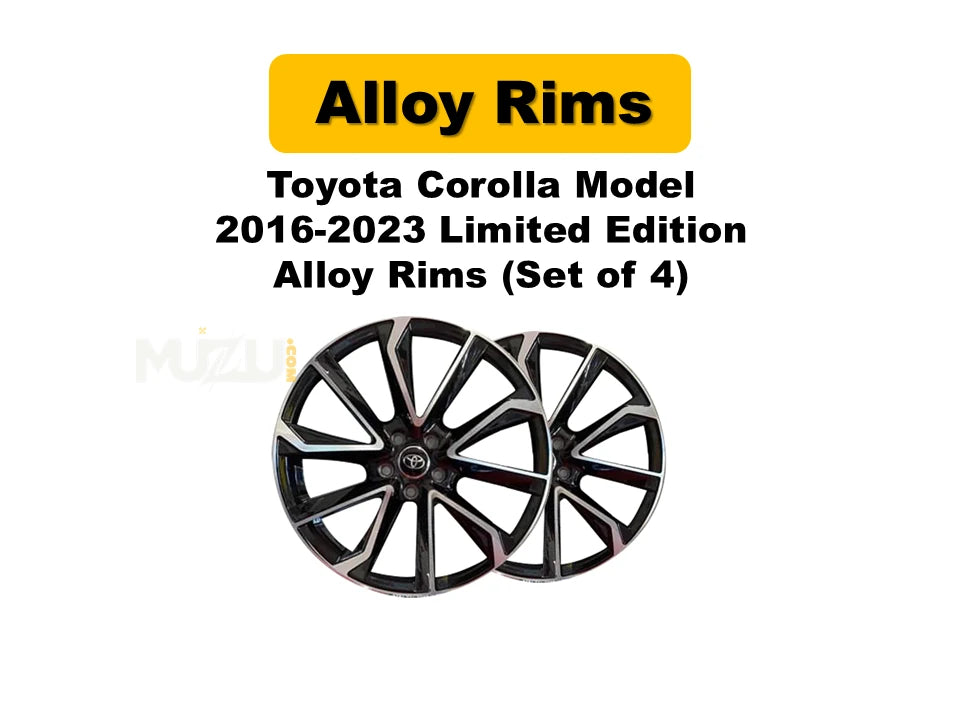 Toyota Corolla 2016–2023 Limited Edition Alloy Rims – 17 Inch Premium Sport Wheels (Set of 4)