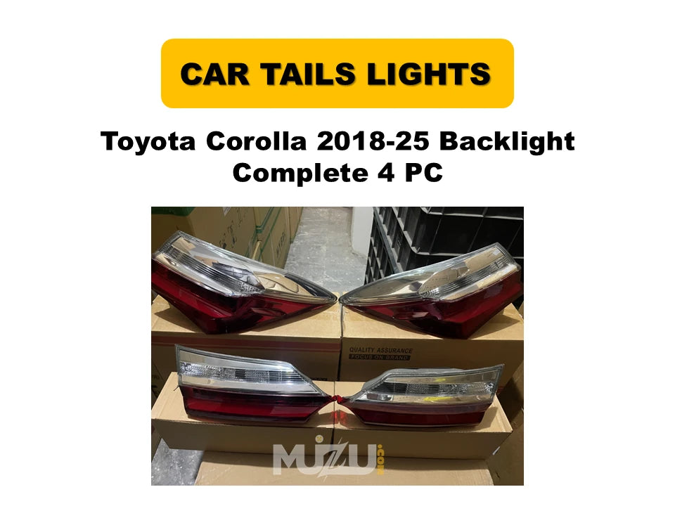 Toyota Corolla 2018-2025 Backlight Complete Set (4PC) – Genuine New Replacement