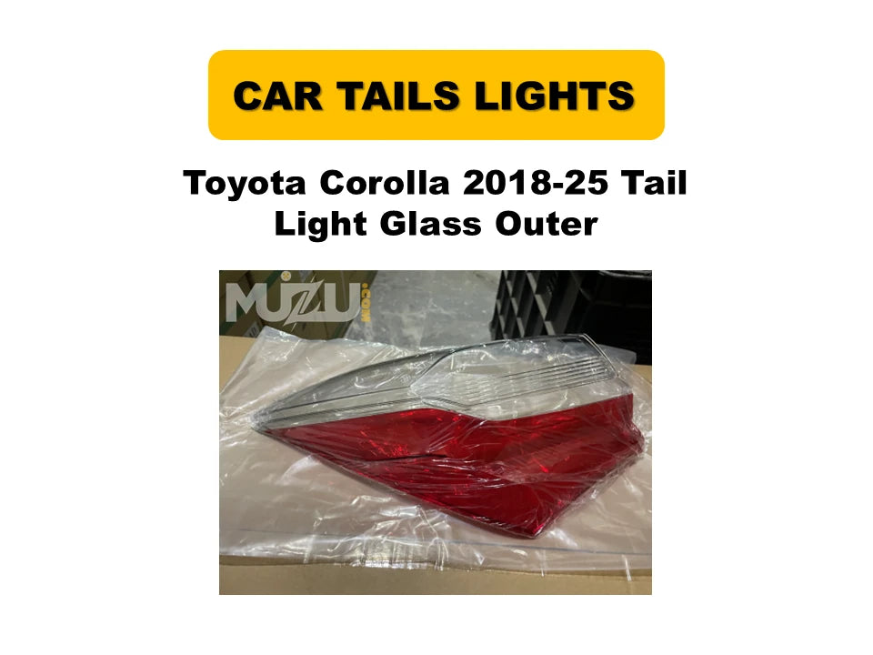 Toyota Corolla 2018-2025 Tail Light Glass Outer – Genuine New Replacement
