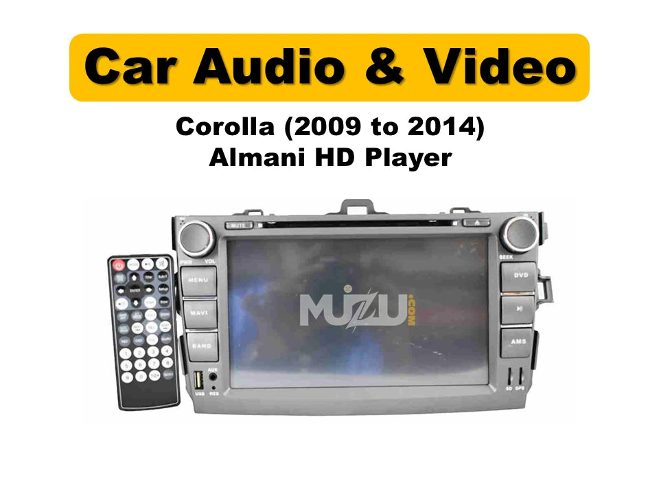 Toyota Corolla Almani HD Player 2009–2014 | In-Dash Multimedia Player
