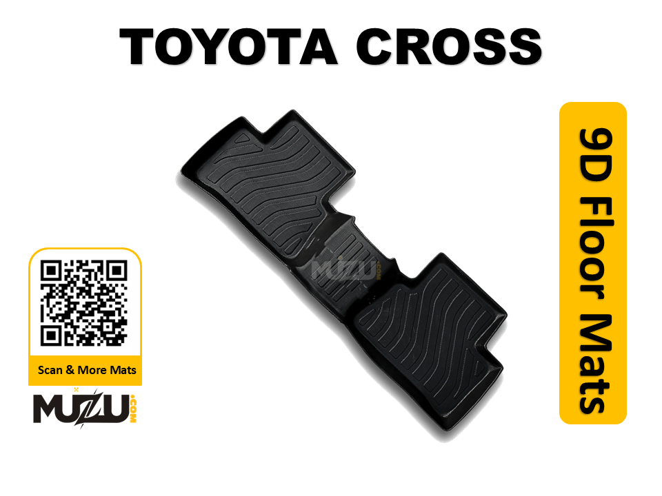 Toyota Corolla Cross 9D TPE Plastic Car Floor Mats (2020–2024) – Heavy Duty Custom Fit