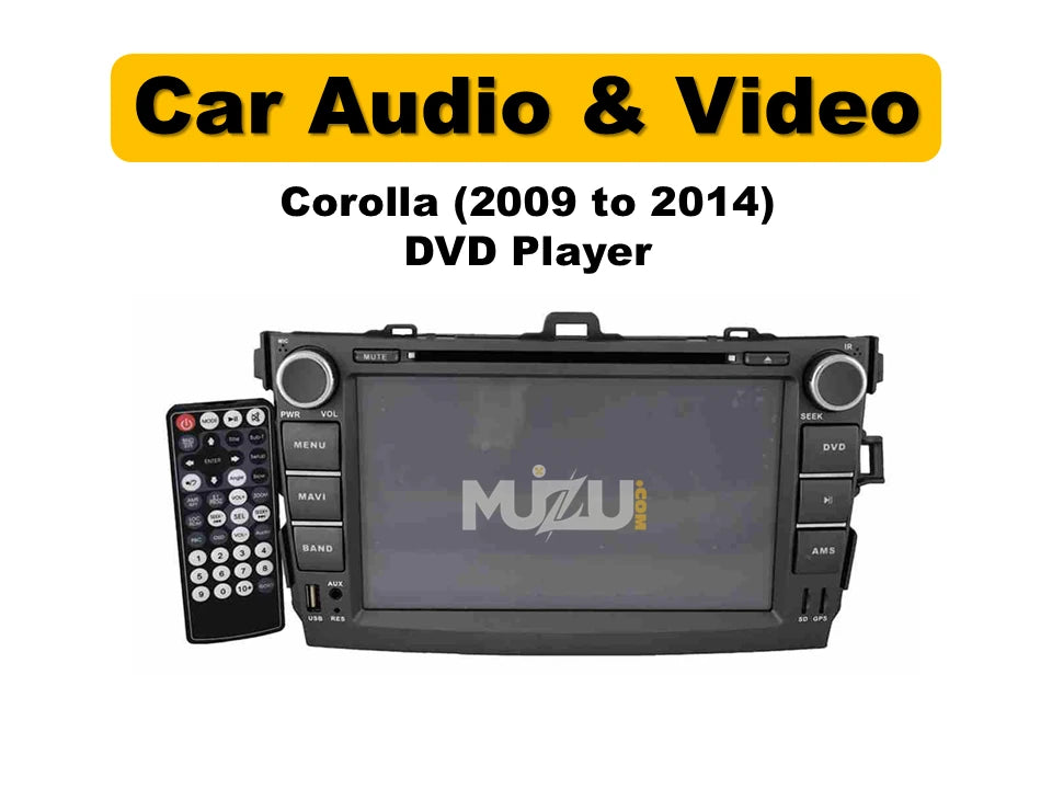 Toyota Corolla DVD Player 2009–2014 | In-Dash Multimedia Audio System